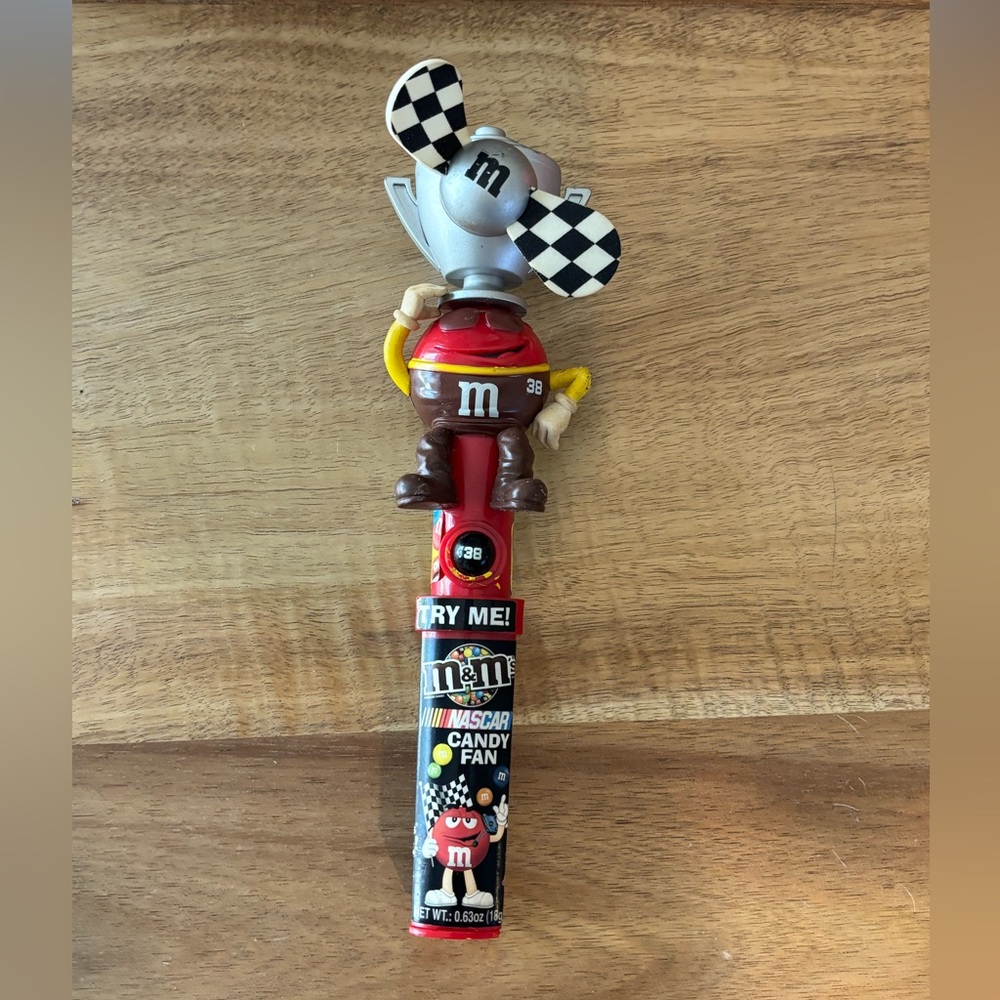 M&M'S NASCAR Candy Fan #38 Candyrific Elliott Sadler Collectible Empty  READ